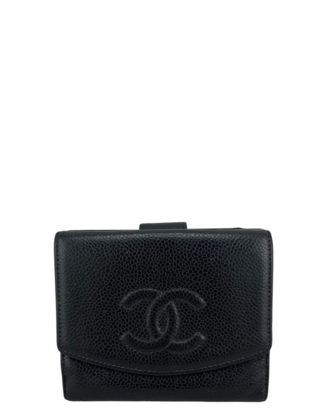 Chanel Caviar Timeless CC Compact Wallet